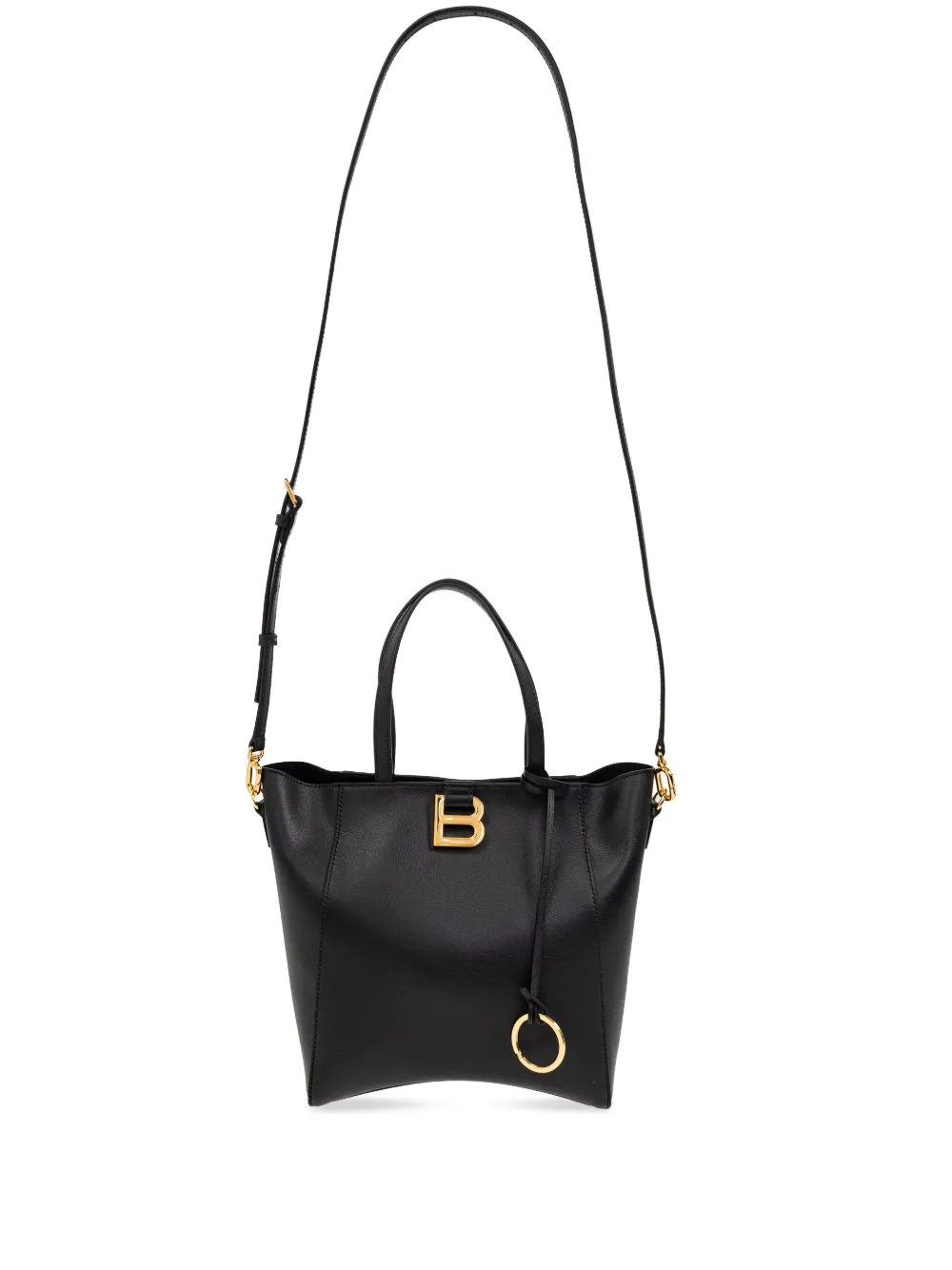 Balenciaga Hourglass kleine shopper Zwart