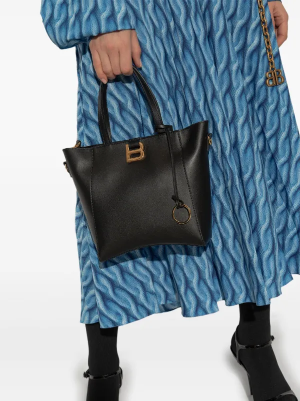 Balenciaga Small Hourglass Tote Bag | Black | FARFETCH