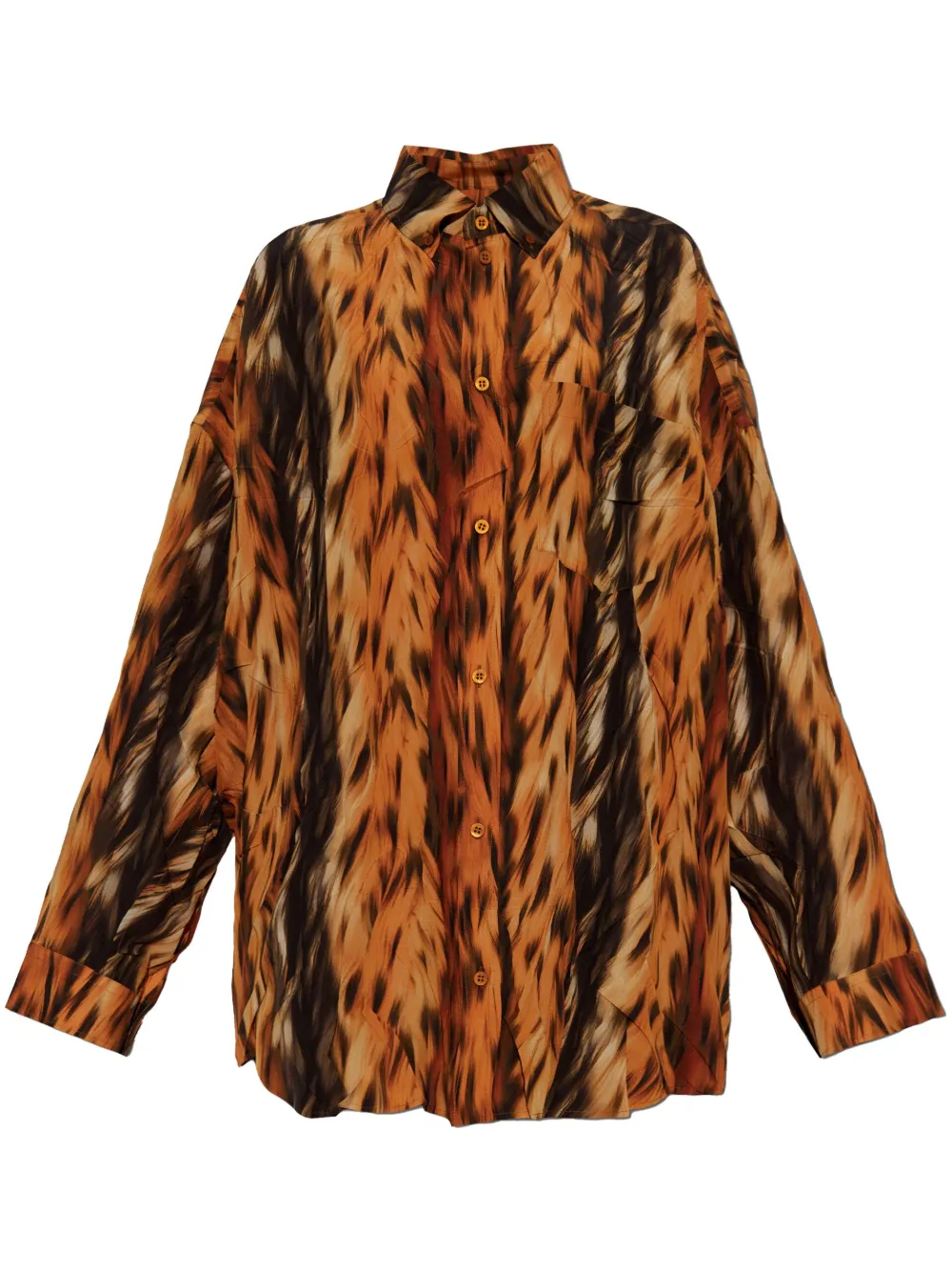 Balenciaga Blouse met print Oranje