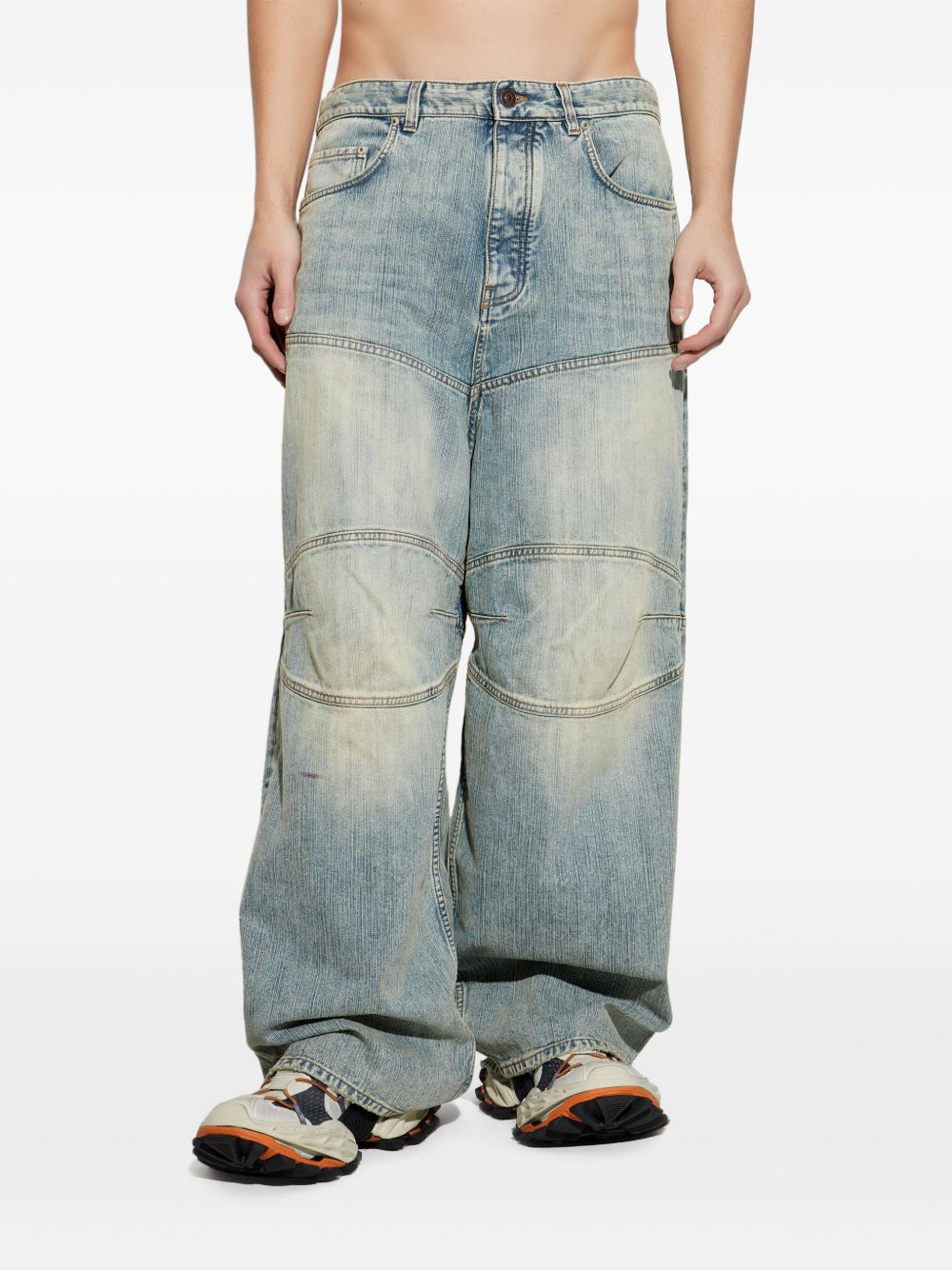 Balenciaga George V jeans - Blauw