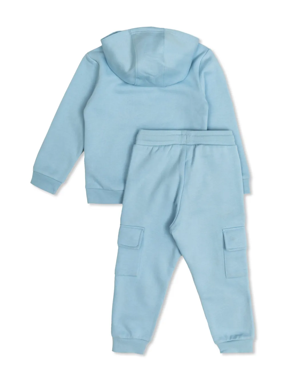 adidas Kids logo-embroidered tracksuit set - Blauw