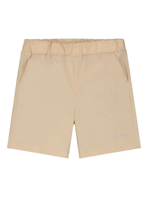 Fendi Kids Short com logo bordado
