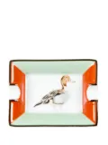 Hermès Pre-Owned 1980s Duck porcelain ashtray - Green