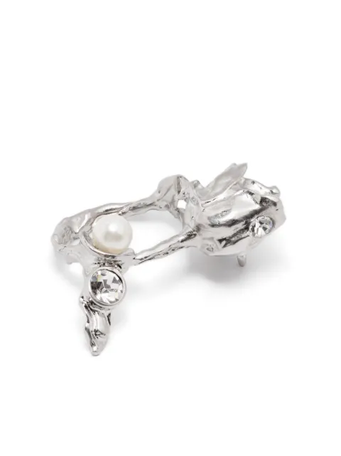 Marni anillo con motivo floral