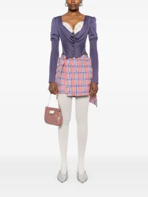 Vivienne Westwood チェック ウール 変形 スカート 2 M - メルカリ
