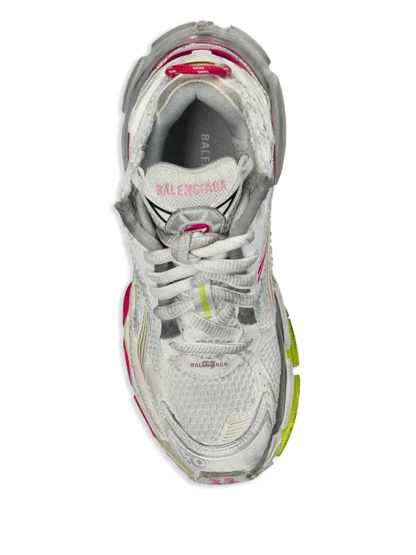 Balenciaga Runner Gradient Sneakers | White | FARFETCH