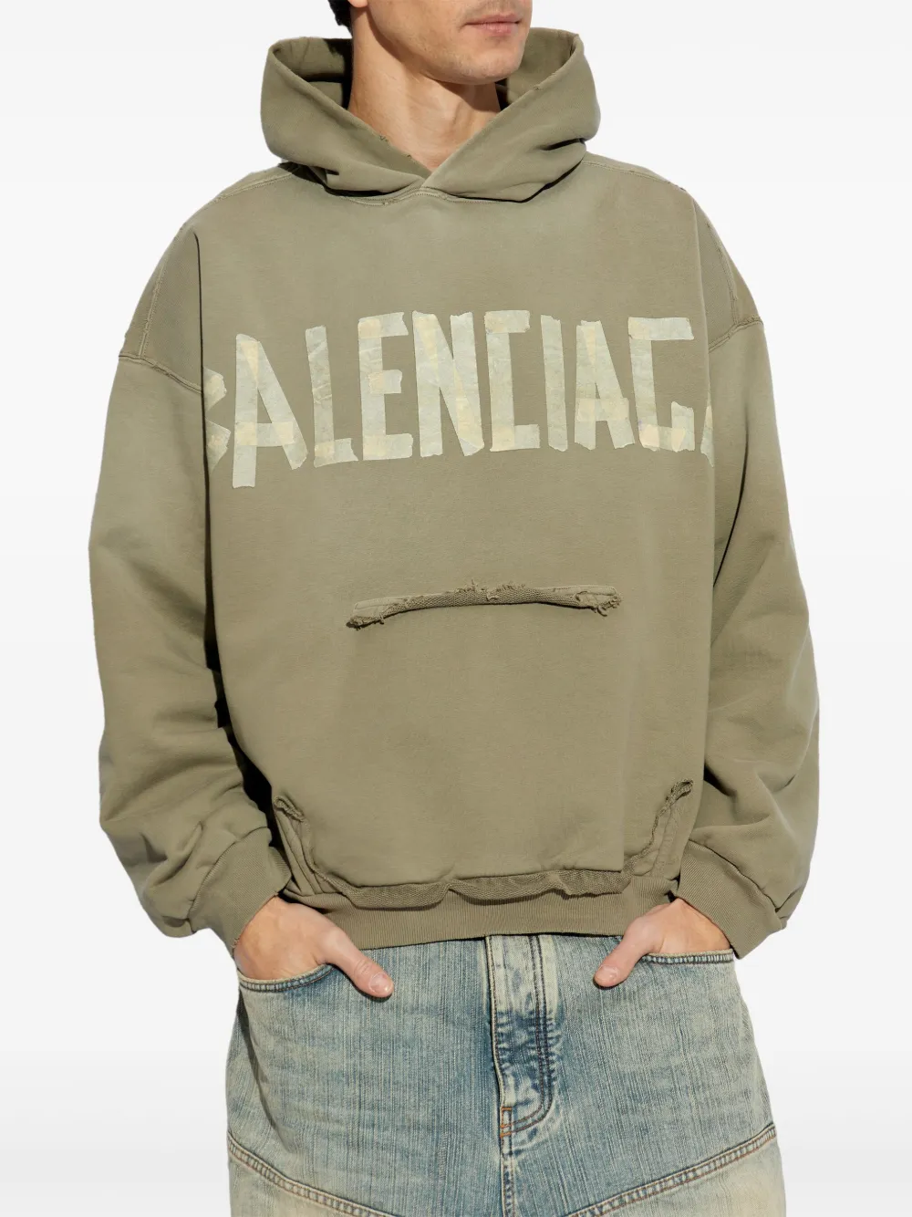 BALENCIAGA TAPE TYPE HOODIE