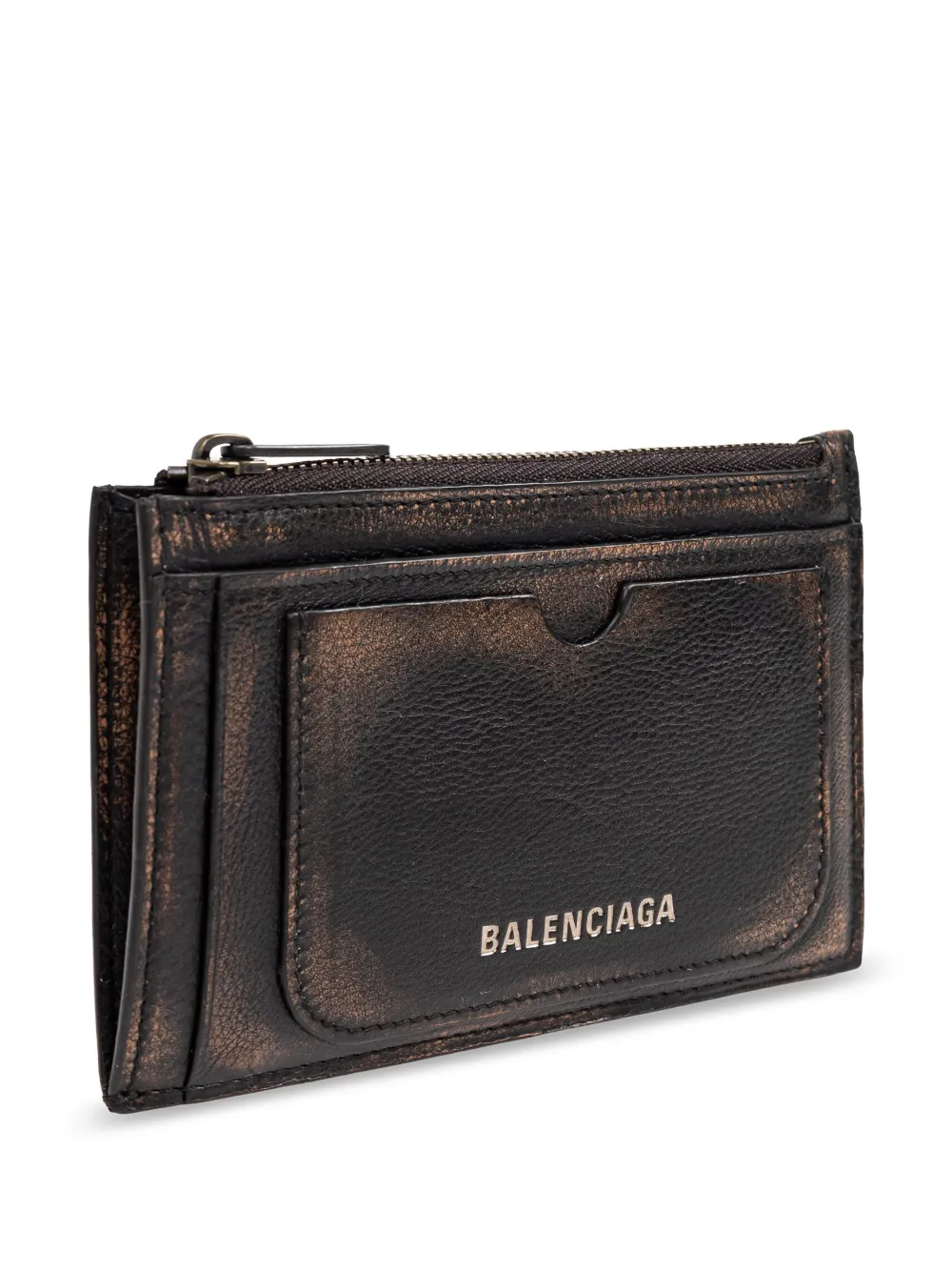 Balenciaga Leren portemonnee Bruin