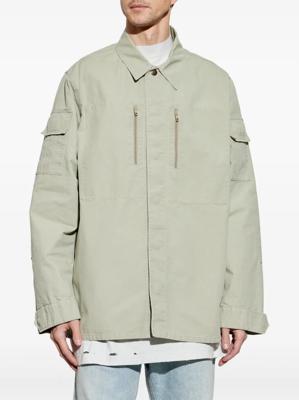 Balenciaga Katoenen shirtjack Beige