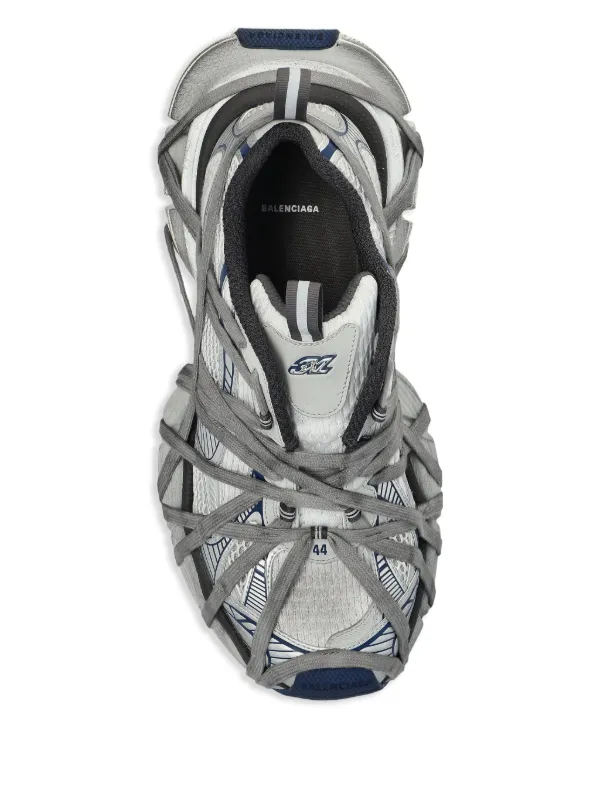 【関税込み】Balenciaga グレー 3XL Extreme Lace スニーカー Balenciaga: グレー 3XL Extreme Lace スニーカー | SSENSE 日本