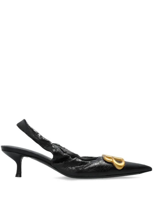 【BALENCIAGA】Monaco 50mm Slingback Women's Monaco 50mm Slingback in Black | Balenciaga US