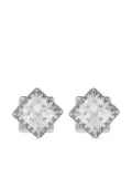 Balenciaga crystal-embellished stud earrings - Silver