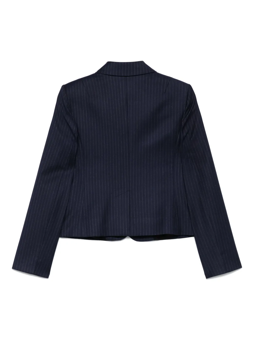 The Garment Blazer met krijtstreep - Blauw