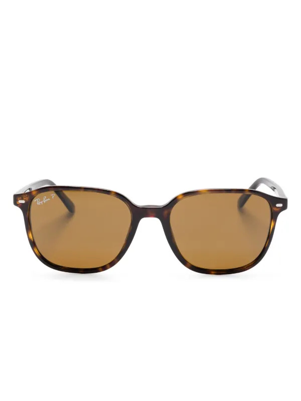 Ray-Ban Leonard サングラス | ブラウン | FARFETCH JP