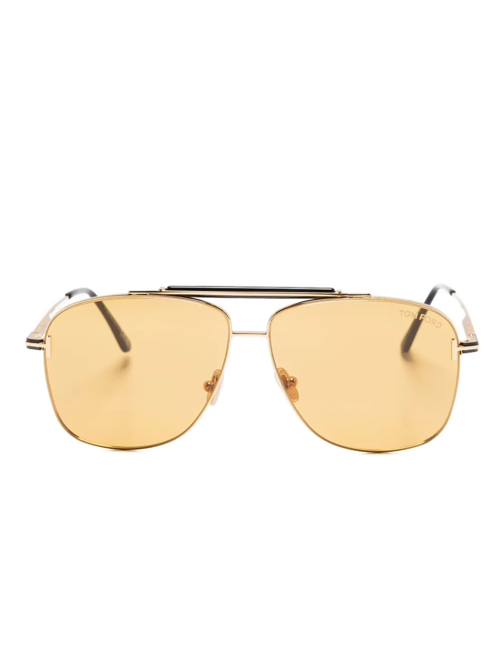 TOM FORD Eyewear Jaden zonnebril met gouden metalen montuur