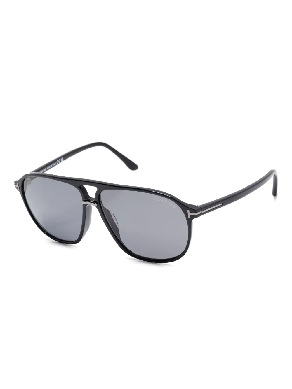 TOM FORD Eyewear Bruce zonnebril met piloten montuur Zwart