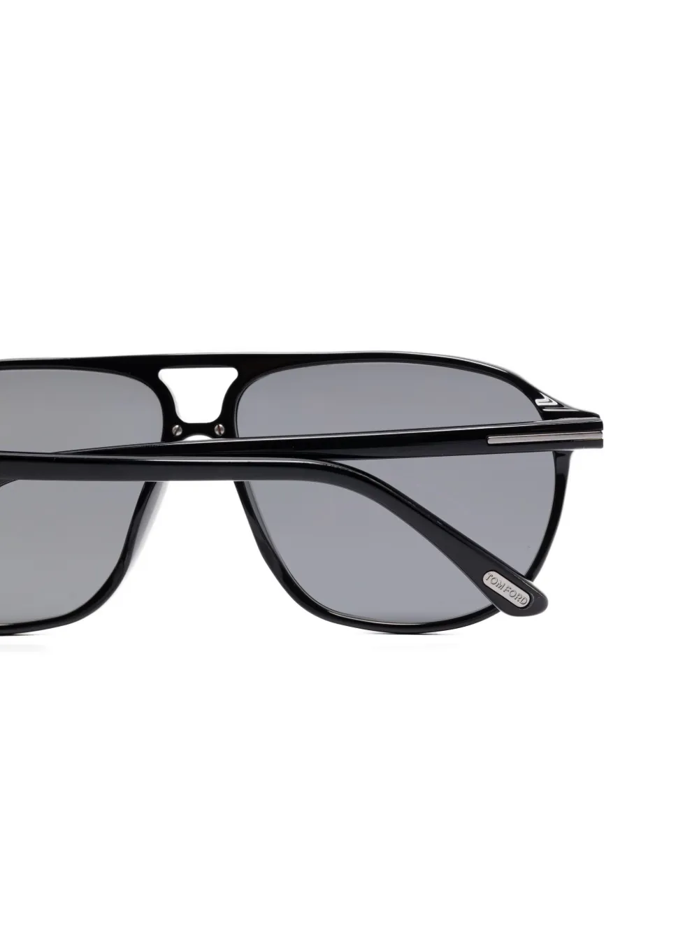 TOM FORD Eyewear Bruce zonnebril met piloten montuur Zwart