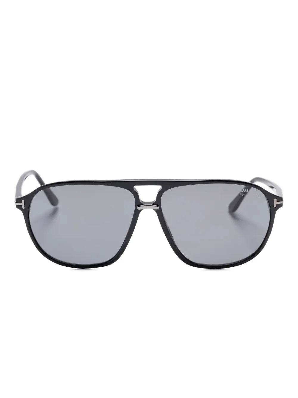 TOM FORD Eyewear Bruce zonnebril met piloten montuur Zwart