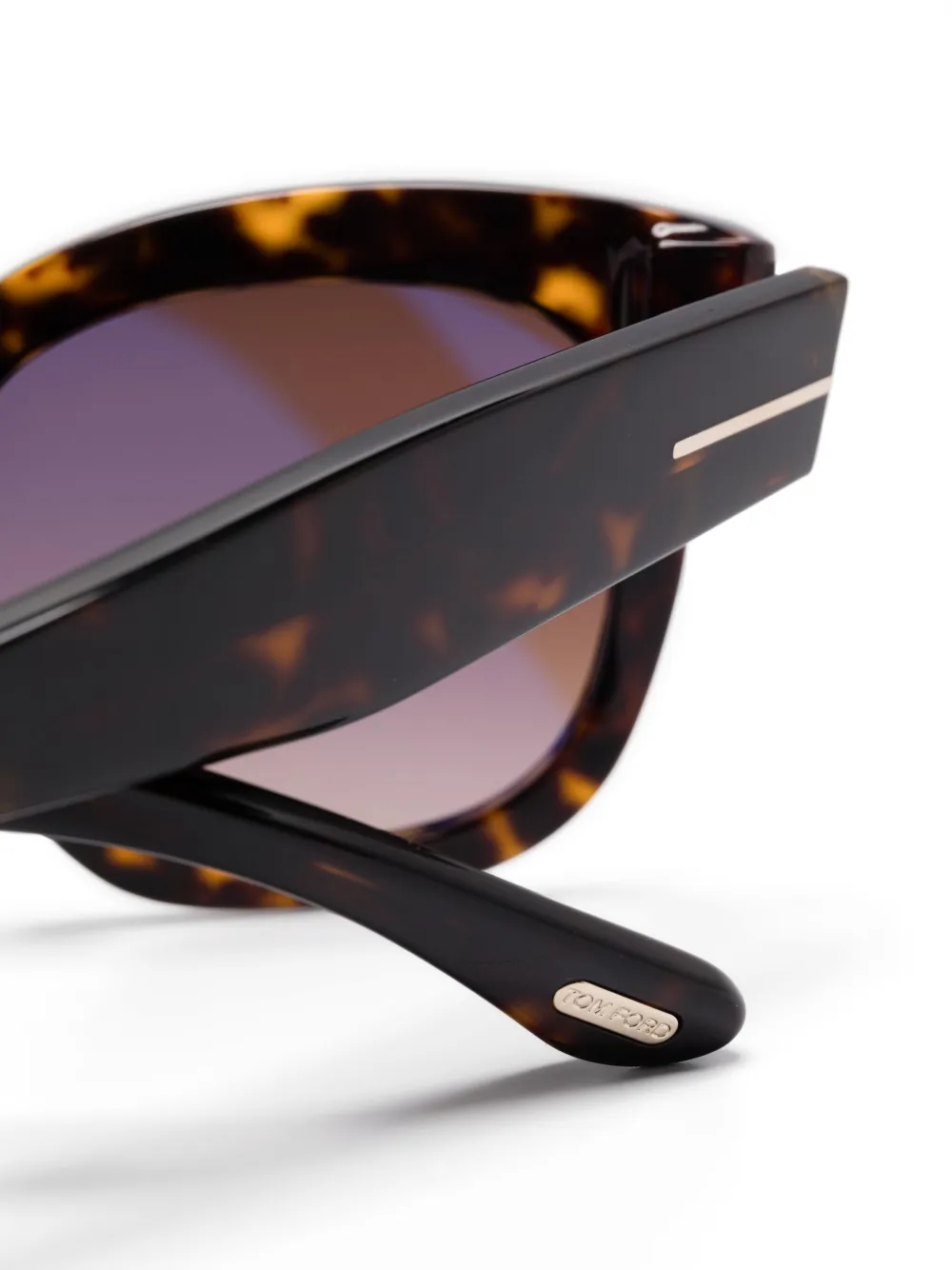 TOM FORD Eyewear Beatrix zonnebril Bruin