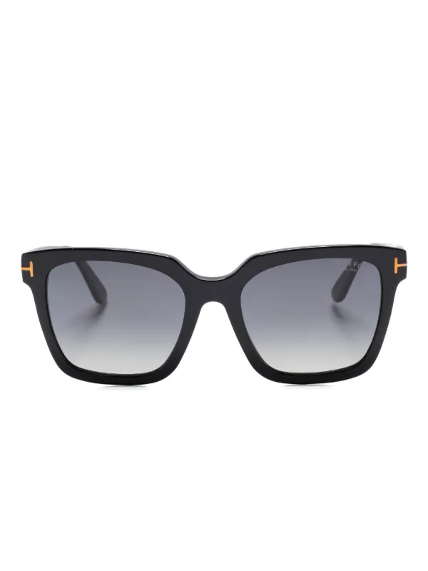 TOM FORD Eyewear スクエアフレーム サングラス | ブラック | FARFETCH JP