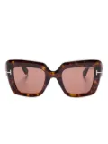 TOM FORD Eyewear Esme tortoiseshell sunglasses - Brown