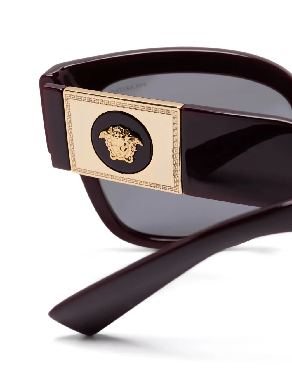 Versace Eyewear Zonnebril met vierkant montuur Rood