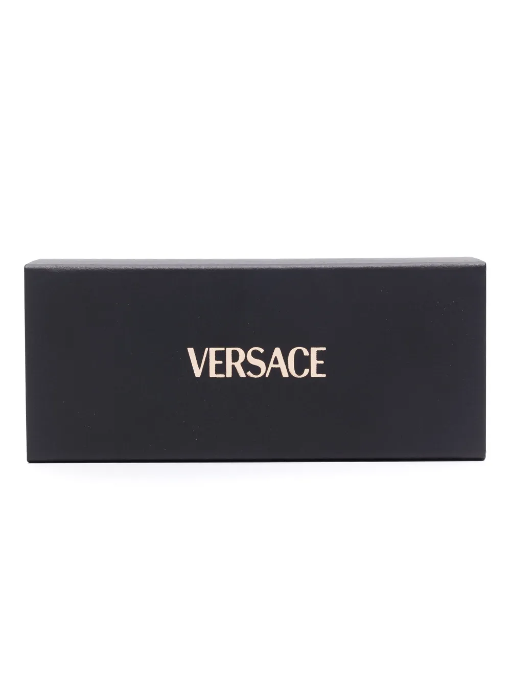 Versace Eyewear Zonnebril met rechthoekig montuur Grijs
