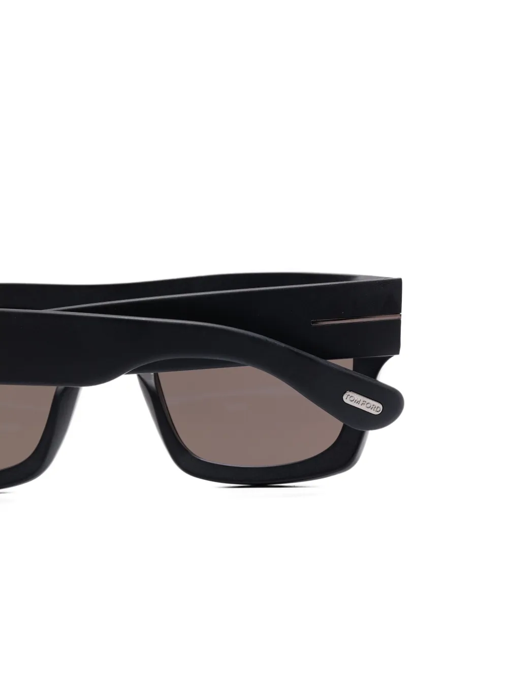 TOM FORD Eyewear Zonnebril met vierkant montuur Zwart