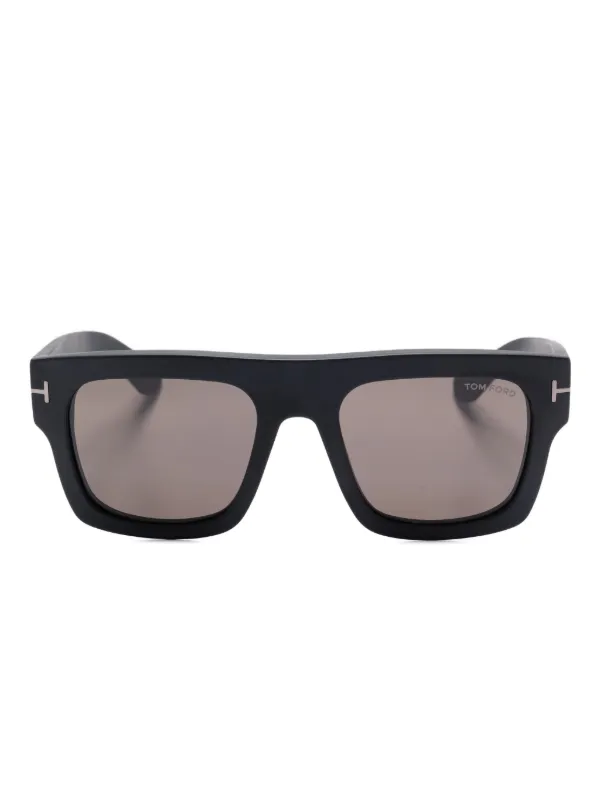TOM FORD Eyewear Fausto スクエアフレーム サングラス | ブラック