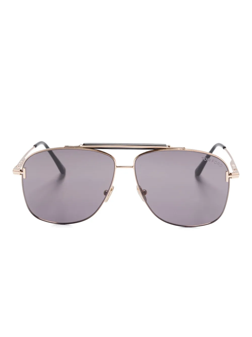 TOM FORD Eyewear Jaden zonnebril met piloten montuur Goud