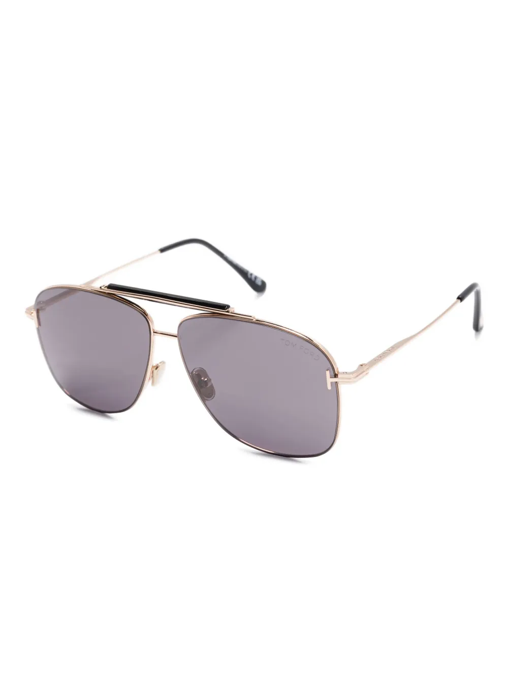 TOM FORD Eyewear Jaden zonnebril met piloten montuur Goud