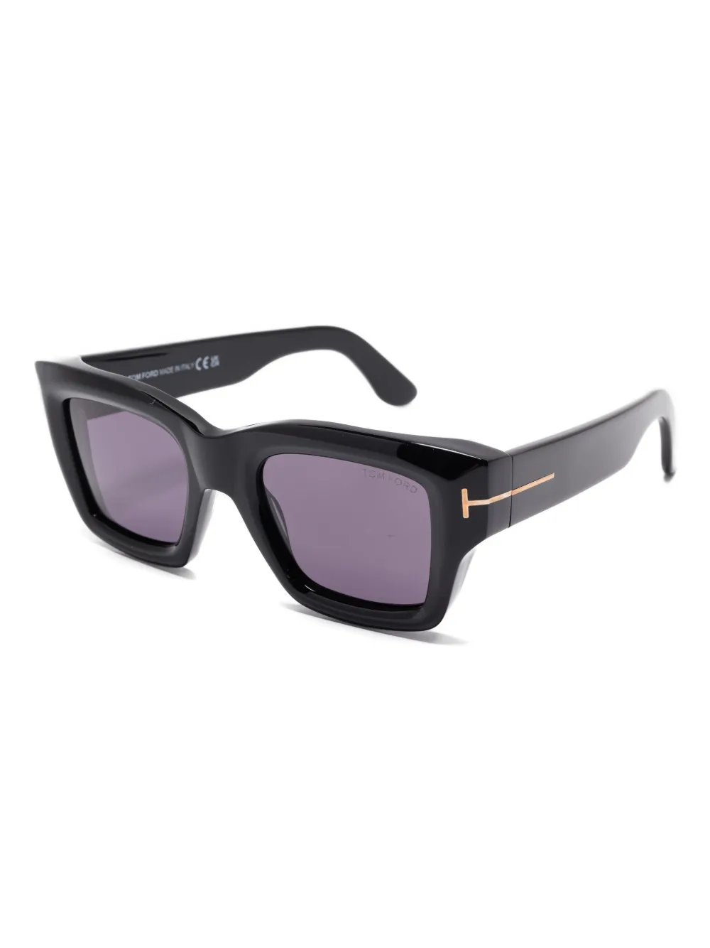 TOM FORD Eyewear Ilias rectangle sunglasses Zwart