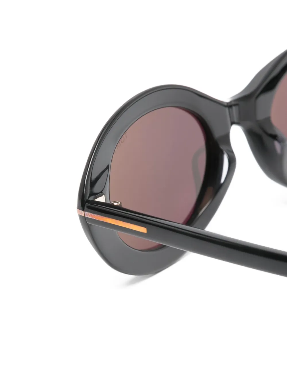 TOM FORD Eyewear Carmen oval-frame sunglasses Zwart