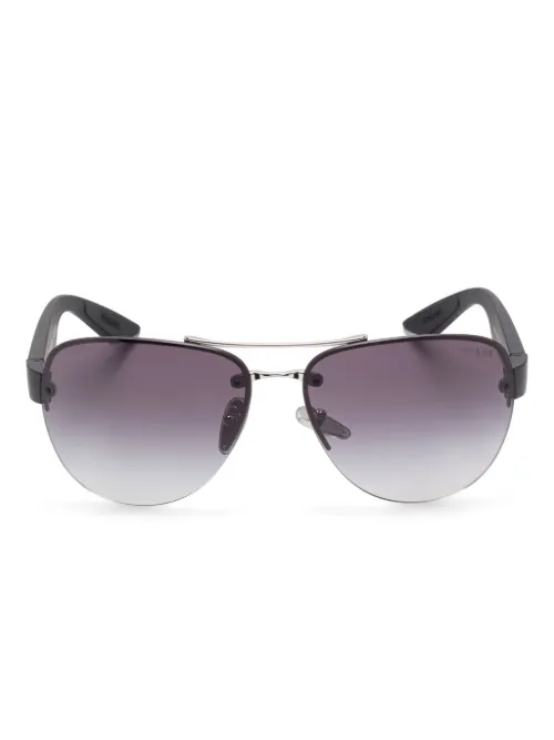 Lunettes de soleil à monture pilote - Prada Eyewear - Modalova