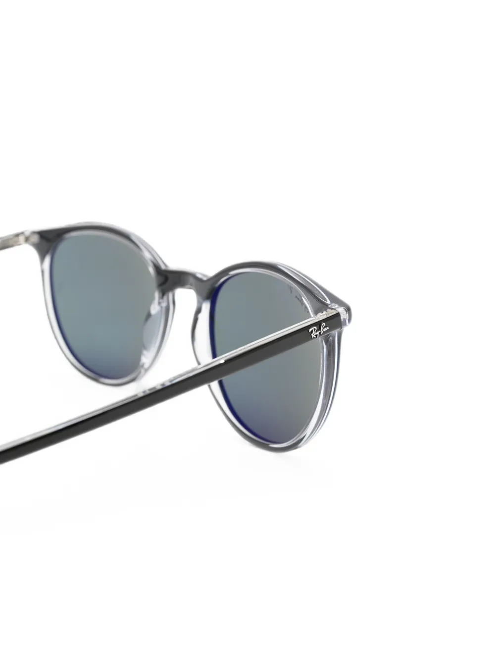 Ray-Ban Zonnebril met rond montuur Zwart
