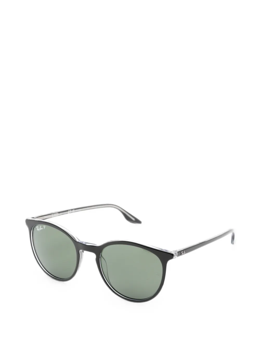 Ray-Ban Zonnebril met rond montuur Zwart