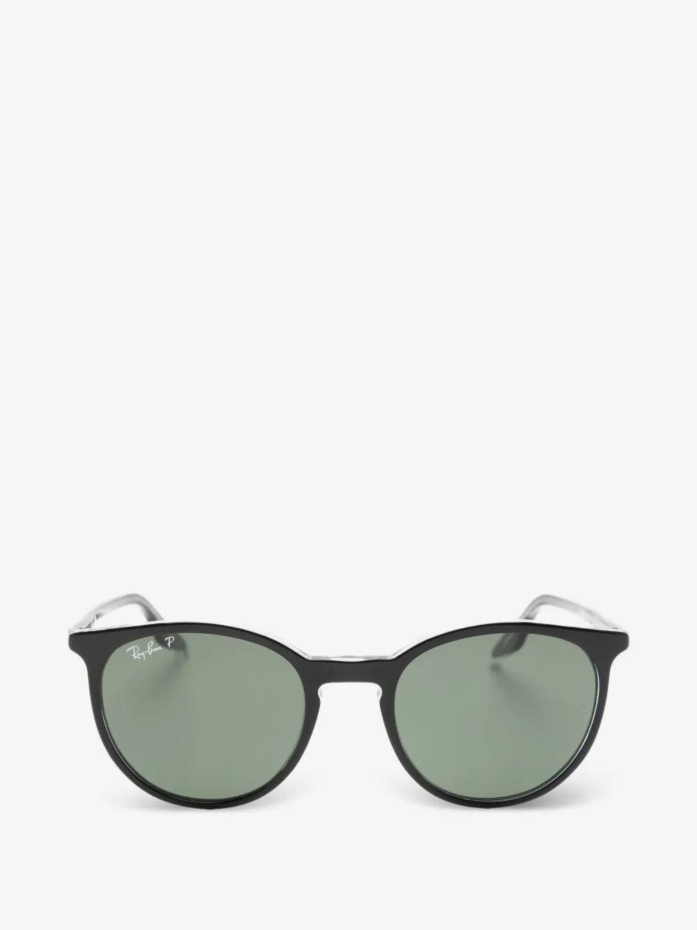 Ray-Ban 圆形镜框太阳眼镜 | 黑色 | Image 1