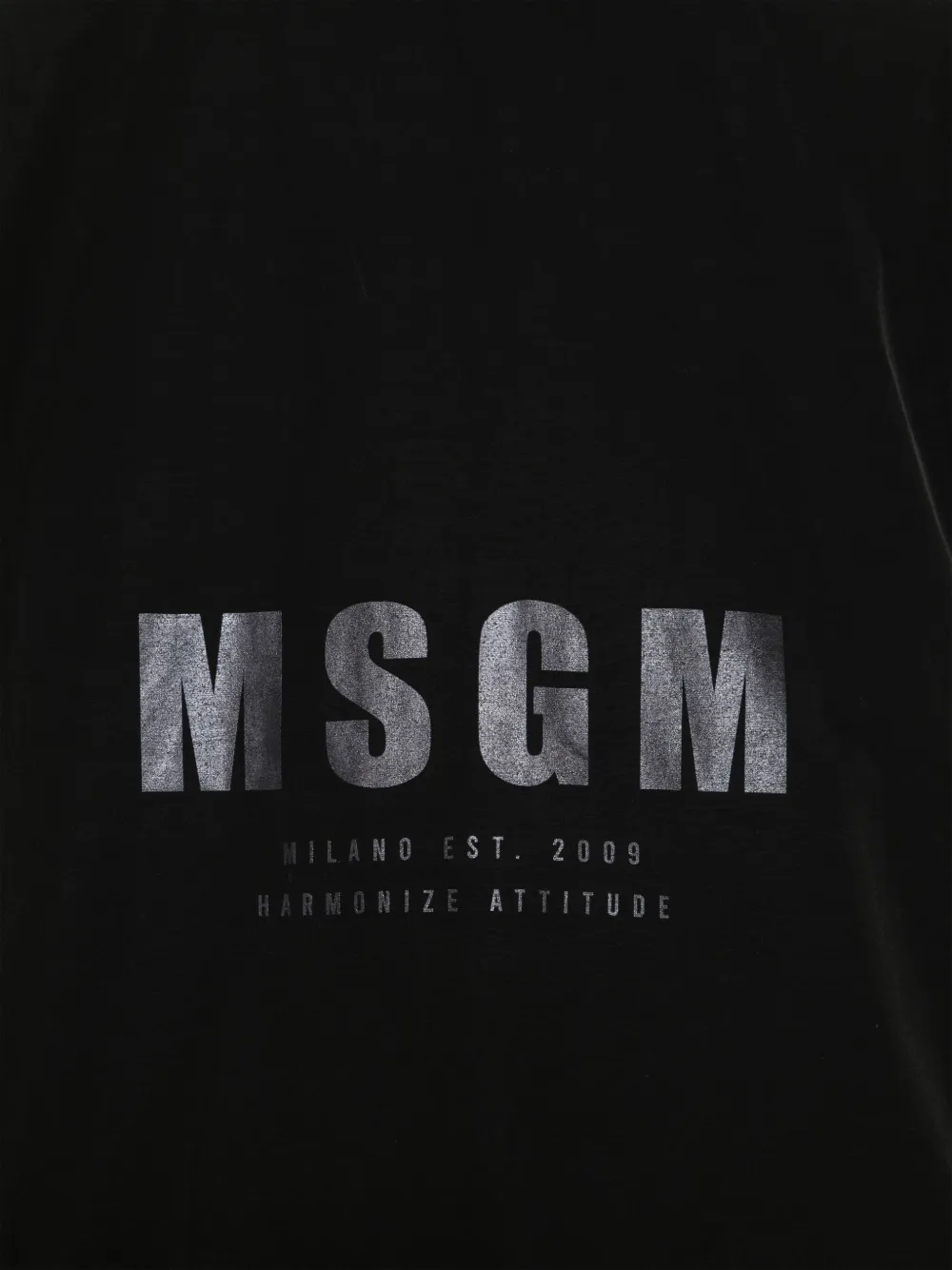 MSGM Kids Shirtjack met logoprint Zwart