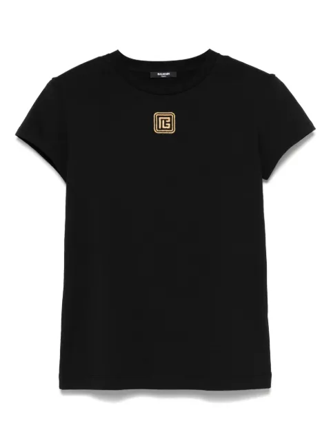 Balmain Kids T-Shirt mit Logo-Stickerei