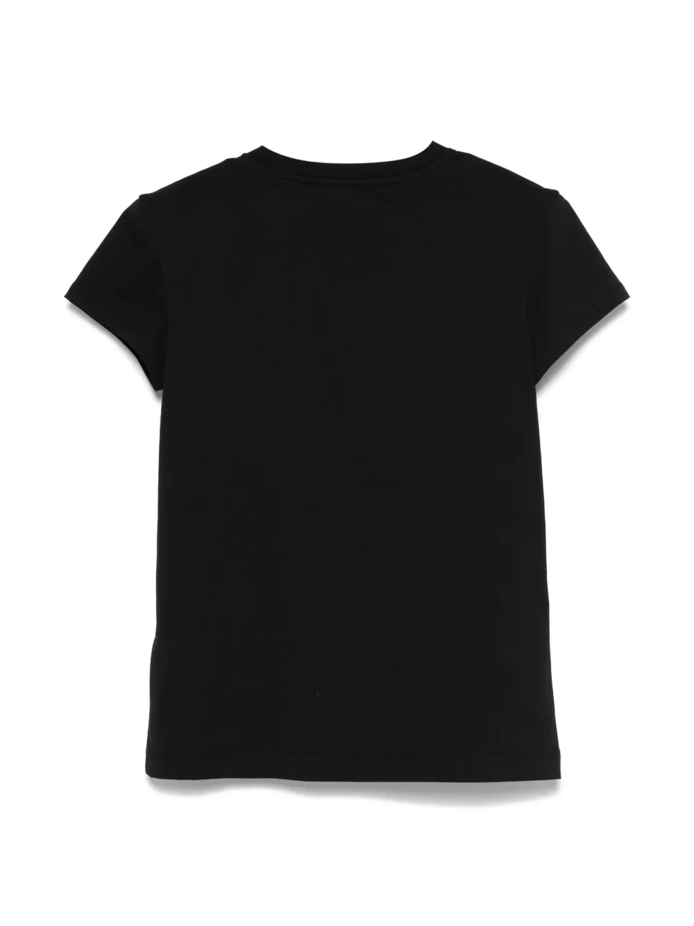 Balmain Kids T-shirt met geborduurd logo - Zwart