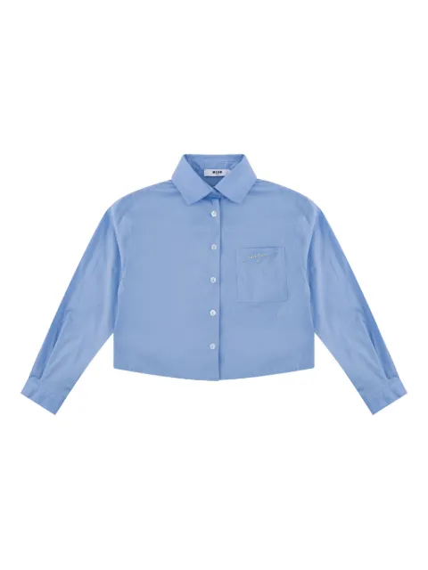 MSGM Kids poplin shirt
