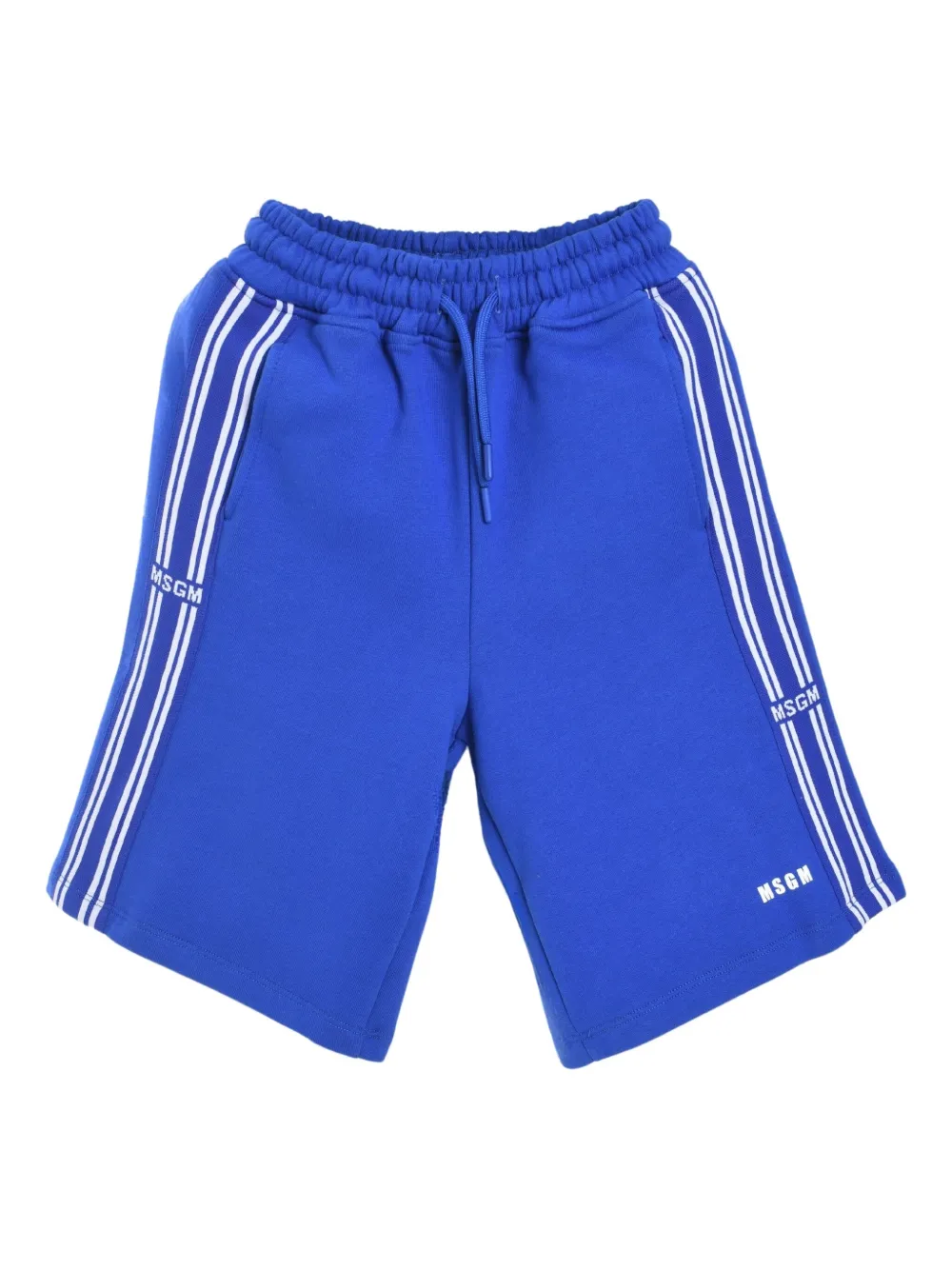 MSGM Kids Shorts met logo Blauw