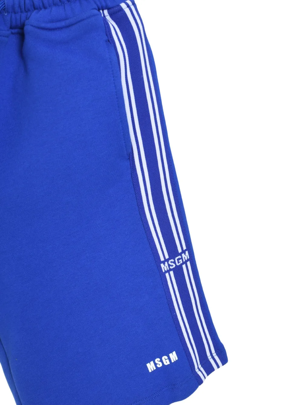 MSGM Kids Shorts met logo Blauw