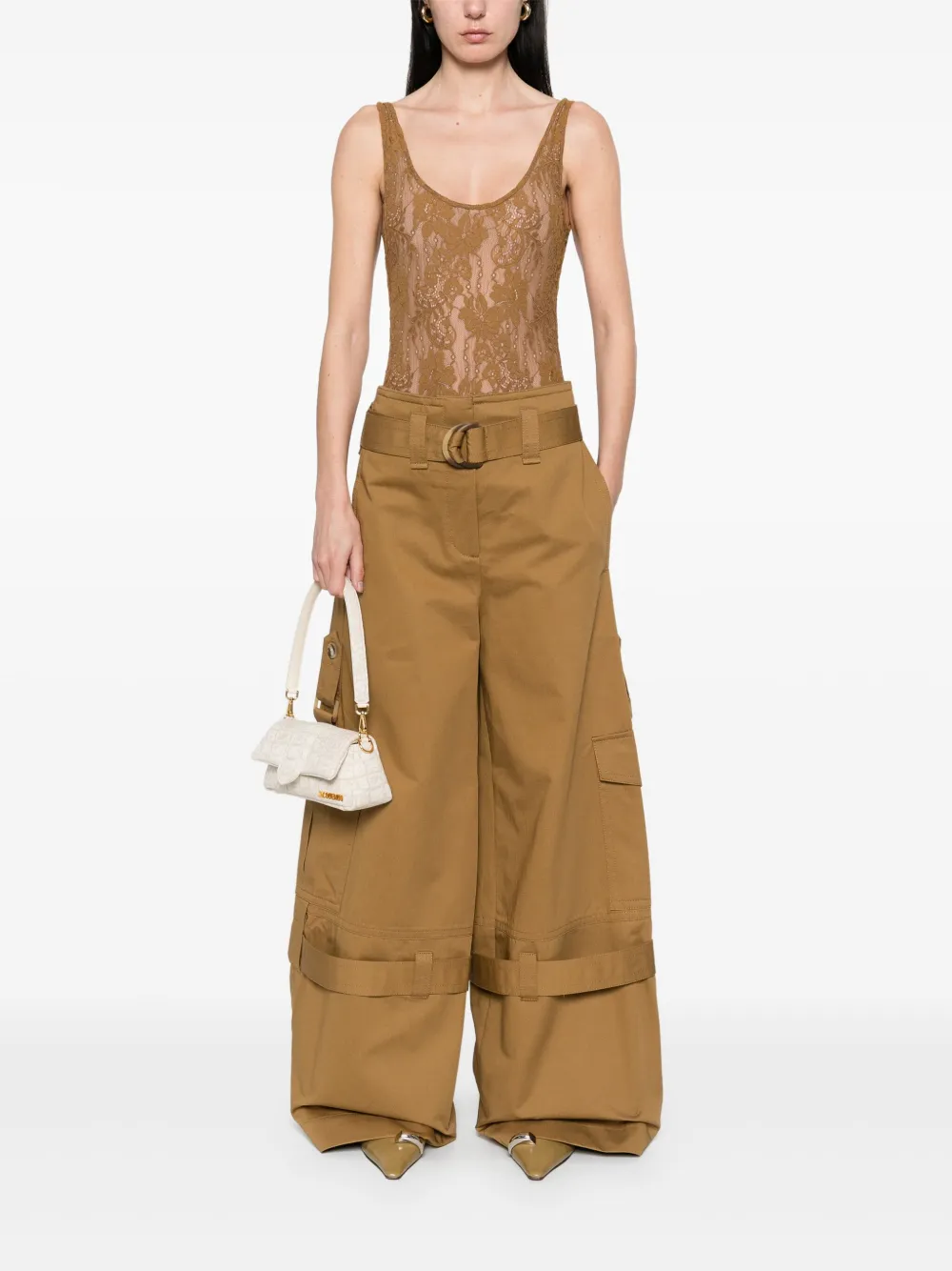 ZIMMERMANN body de encaje con cuello redondo | Chalecos y camisetas | Image 2