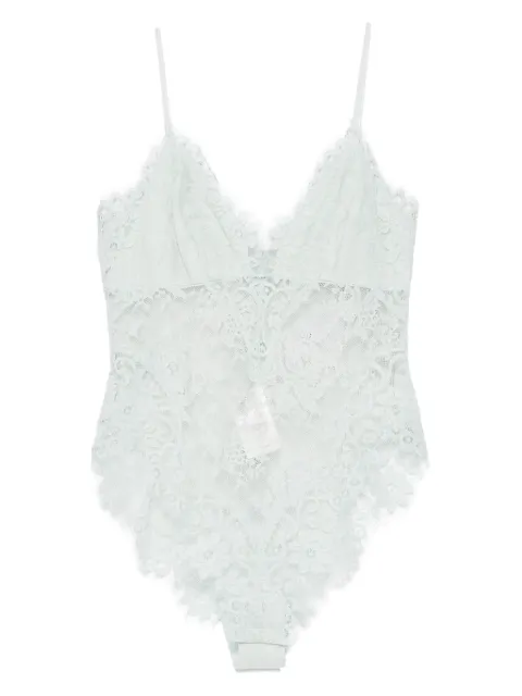 ZIMMERMANN body con encaje y motivo de osito