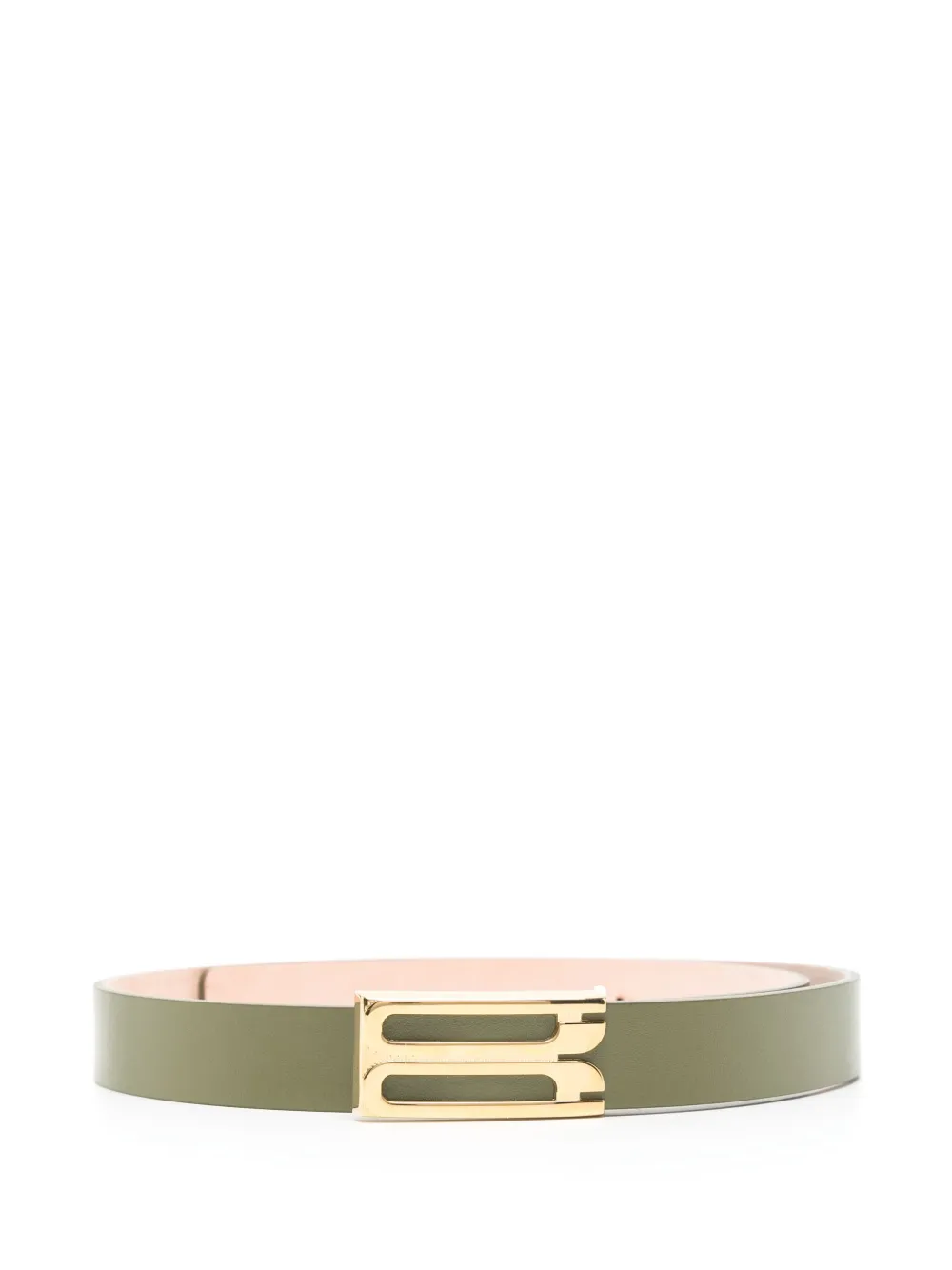 Victoria Beckham Leren riem Groen