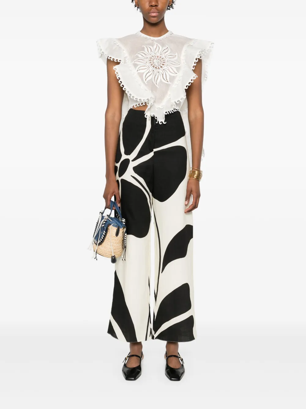 ZIMMERMANN Balance Waterfall top - Beige