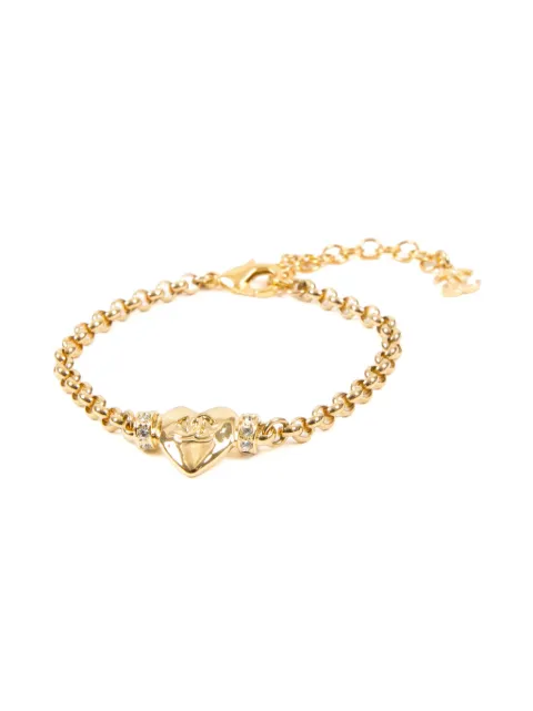 CHANEL Pre-Owned 2000s heart-motif bracelet
