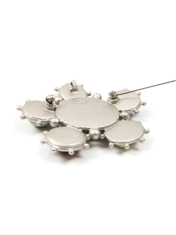 CHANEL Pre-Owned 2013 ココマーク マルチストーン ブローチ