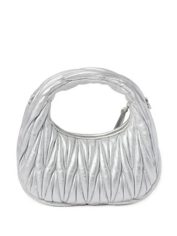 Miu Miu Wander Mini Bag | Silver | FARFETCH Miu Miu Wander Mini Bag | Silver | FARFETCH